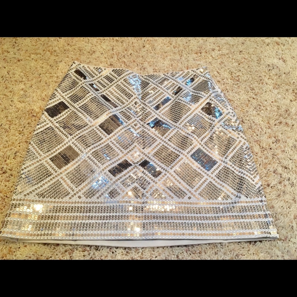 🎄 Gold Silver Sequin Skirt Christmas